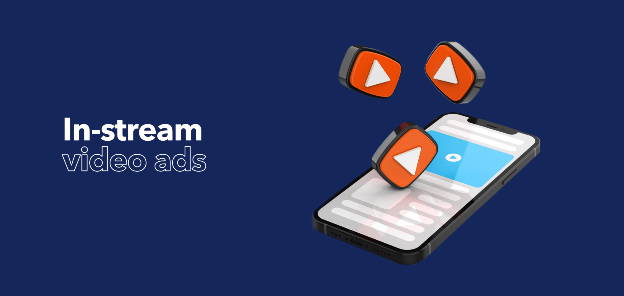 What are instream video ads Adpone landing